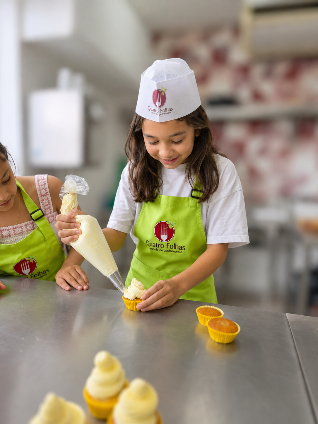 Aula gastronômica para escolas