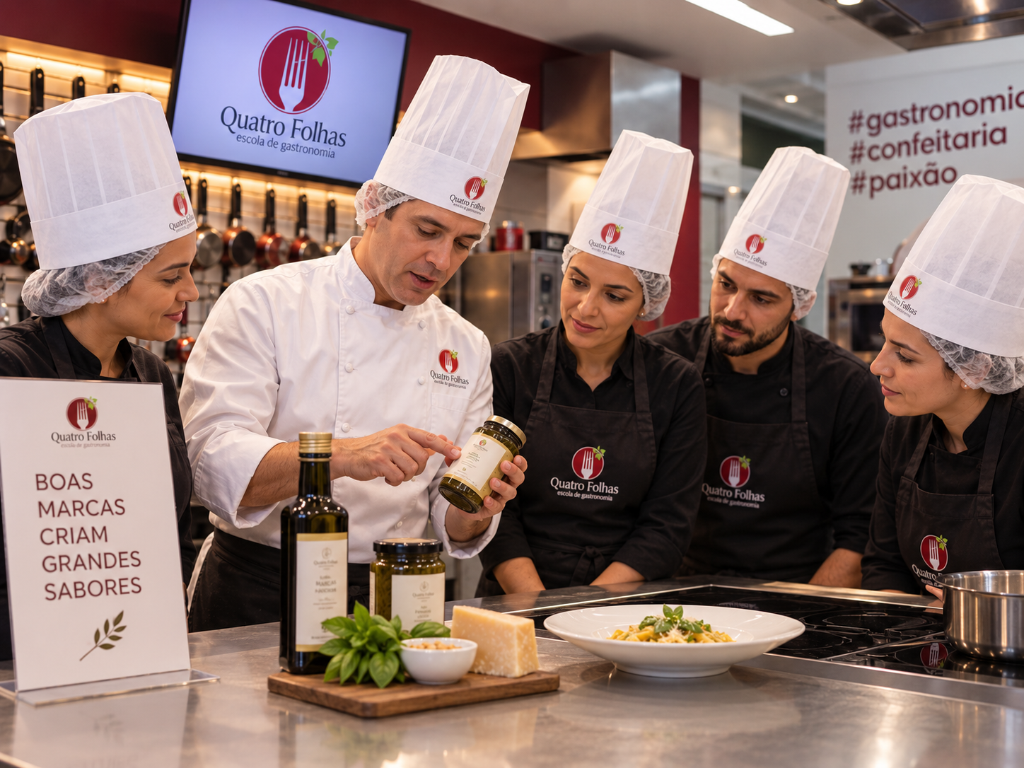 Experiência gastronômica criada em parceria com marcas
